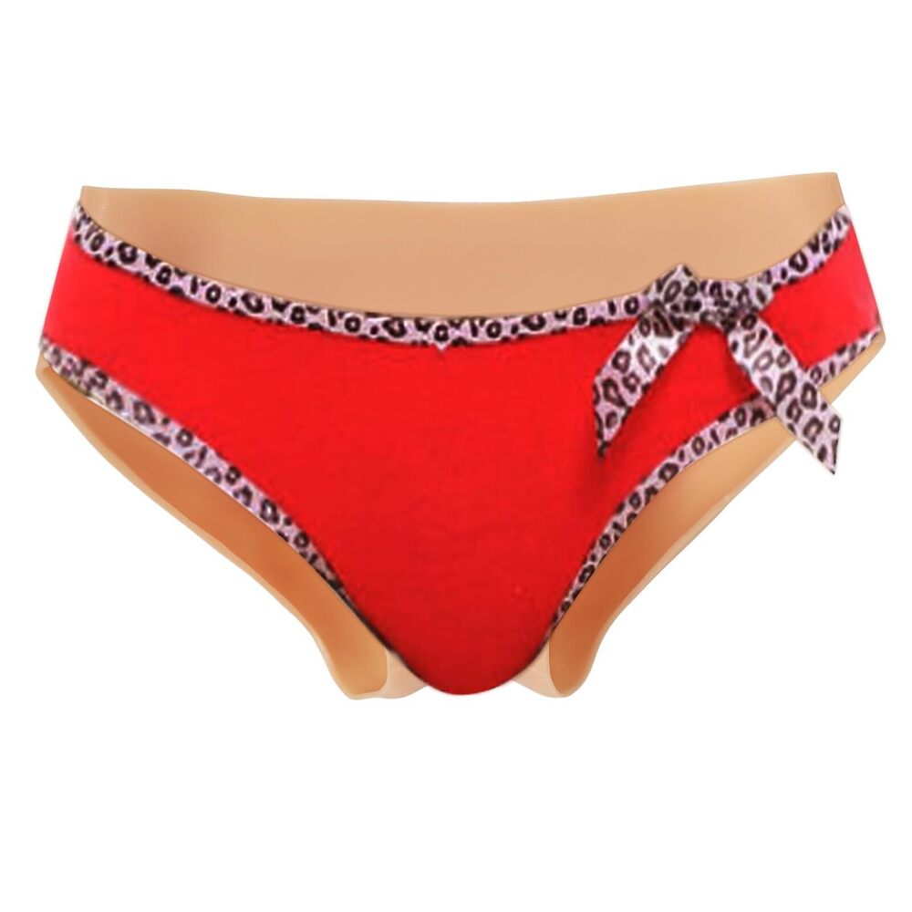 4194 Silicone Vagina Panties Crossdresser Gaff Short Triangle Panties Can